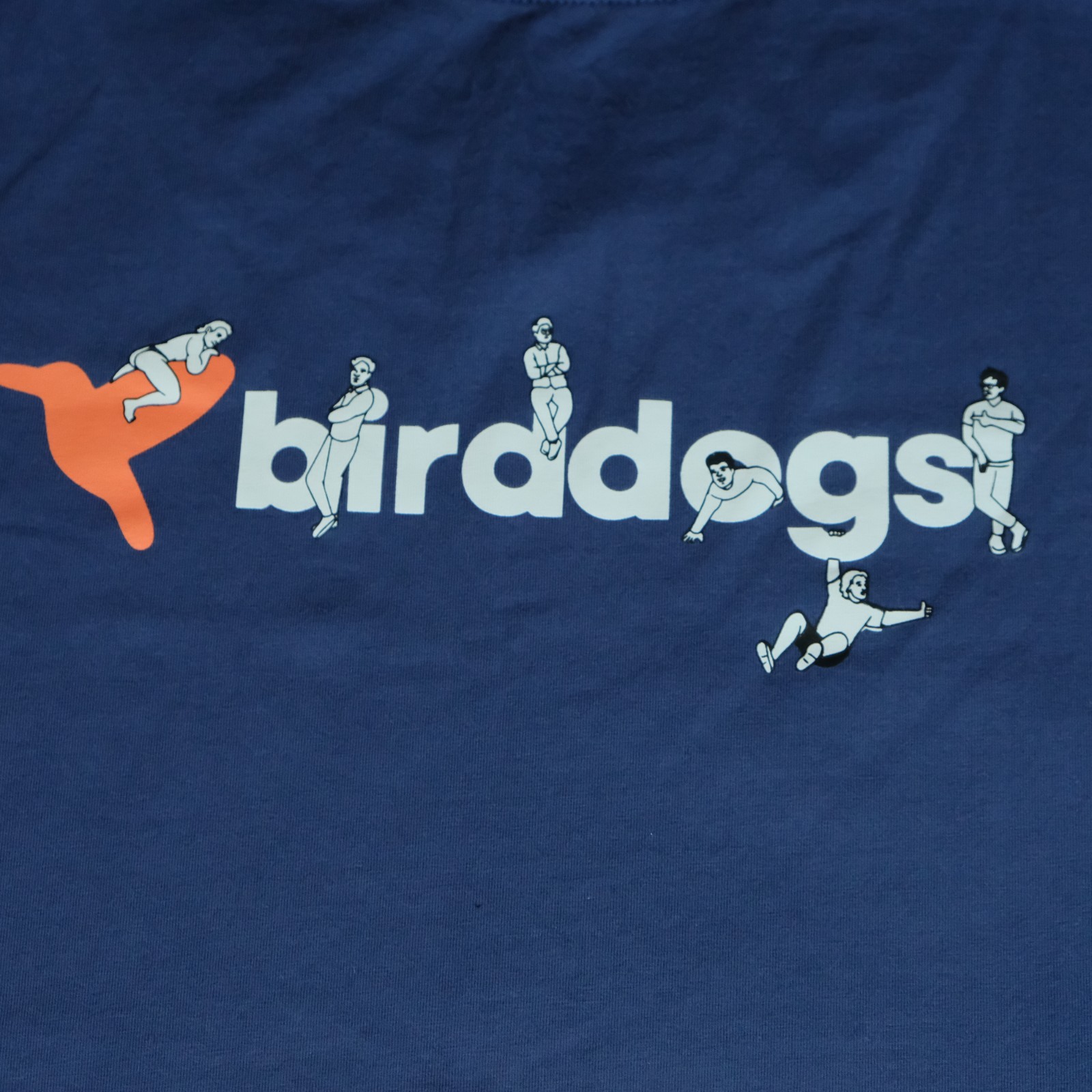 Birddogs Bird Dogs Shirt Men&rsquo;s XL Athletic Performance Tee Stretch Navy Blue