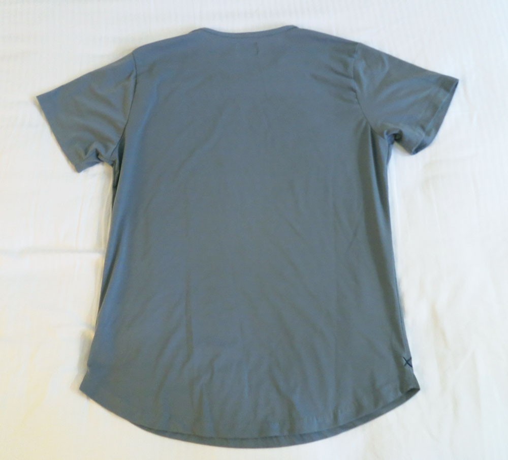 CUTS Clothing Curve Hem Short Sleeve Performance T-Shirt Sage Green Large L/XL
