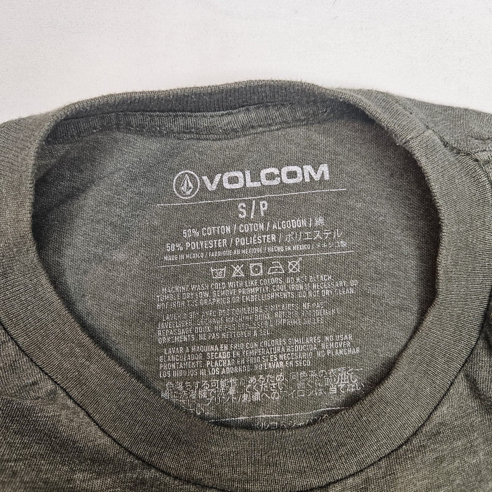 Volcom Stone True To This Since 1991 Graphic T-Shirt Men’s Small Gray Tee Skate