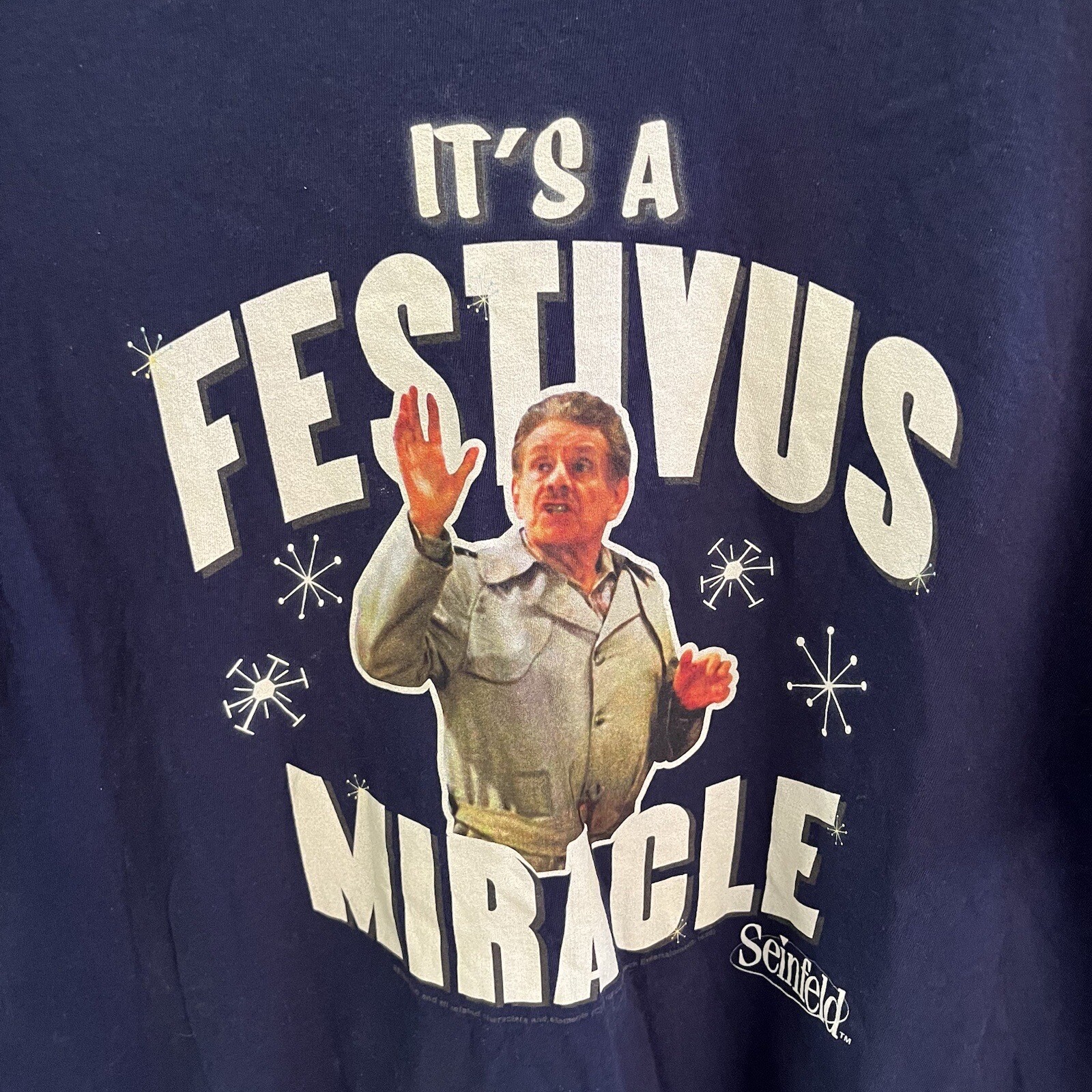Seinfeld Festivus Holiday Christmas Tee Shirt Men Extra Extra Large 2XL XXL New
