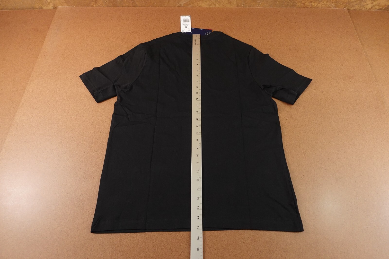 Reebok Mens Medium Black Short Sleeve Identity Big Stacked Logo T-Shirt NWT