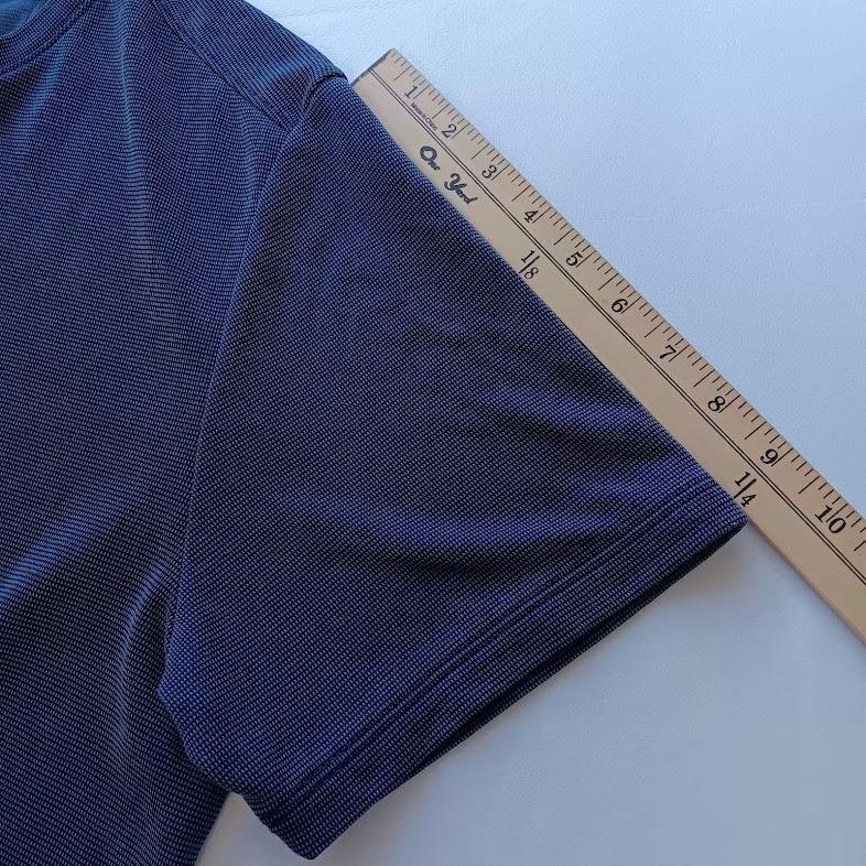 Tommy Bahama Shirt Mens Large Blue TENCEL Modal Blend Crewneck Tee Performance
