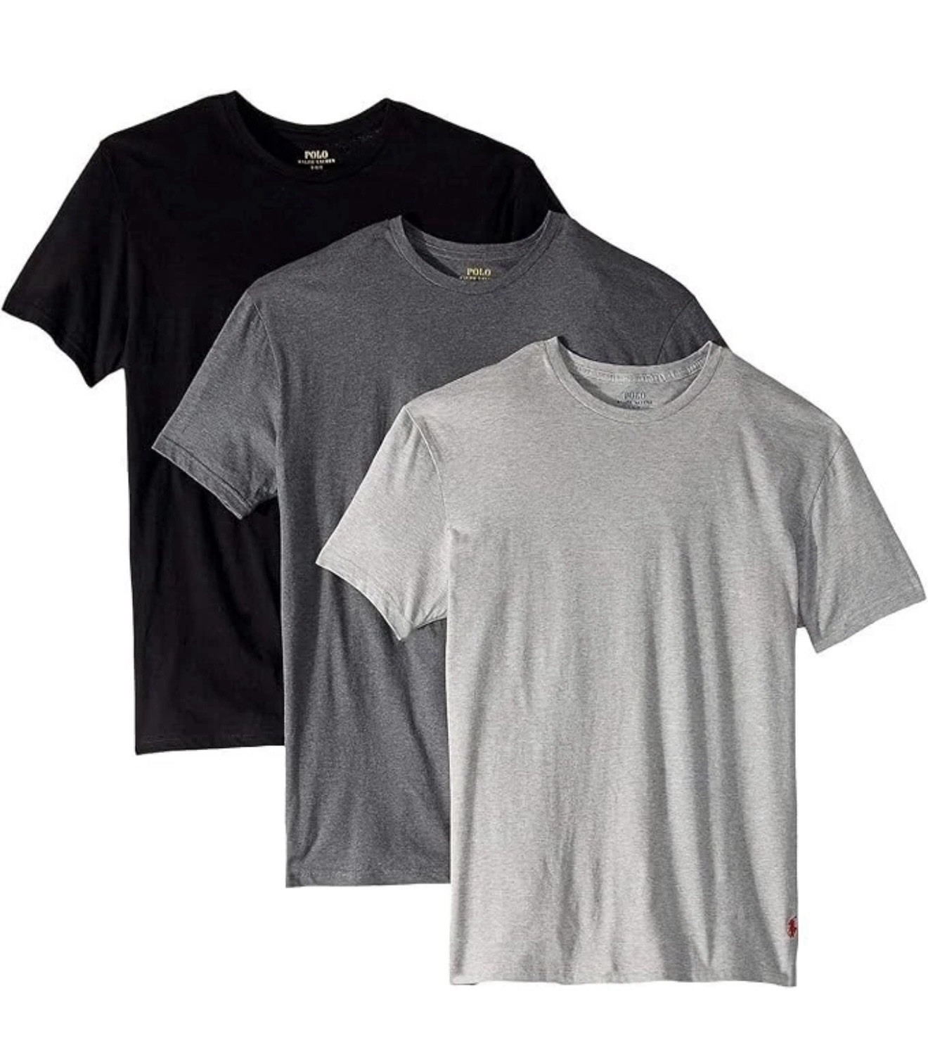 Polo Ralph Lauren Classic Fit Three 3 Pack Variety T-Shirts Men’s Small NIB
