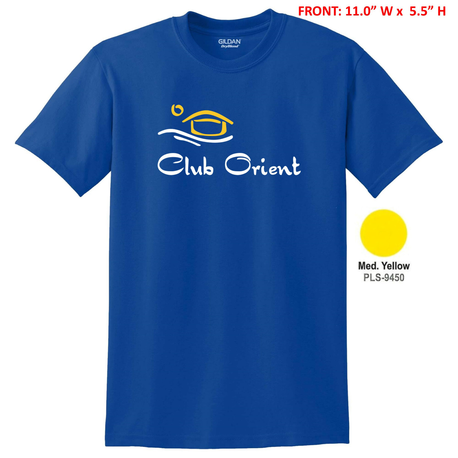 Club Orient T-shirt – Adult S-3X – Choose from 5 Shirt Color Options NEW!