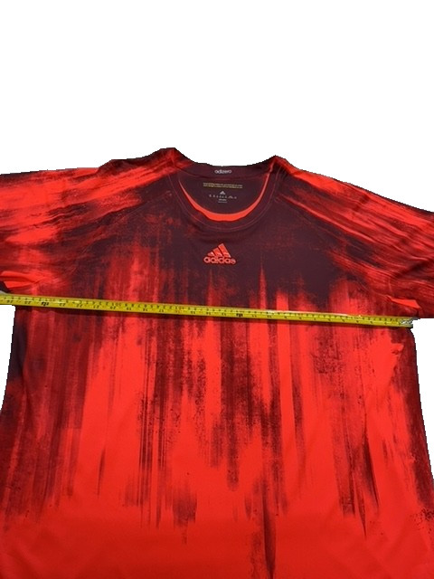 Adidas Men&rsquo;s Red Adizero Running T-Shirt XL Short Sleeve Climate