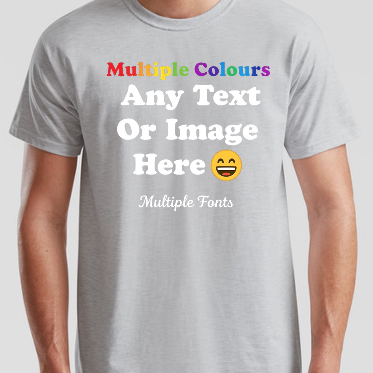Personalised Unisex Tshirts Uk Customise With Any Text And Photo Longlasting