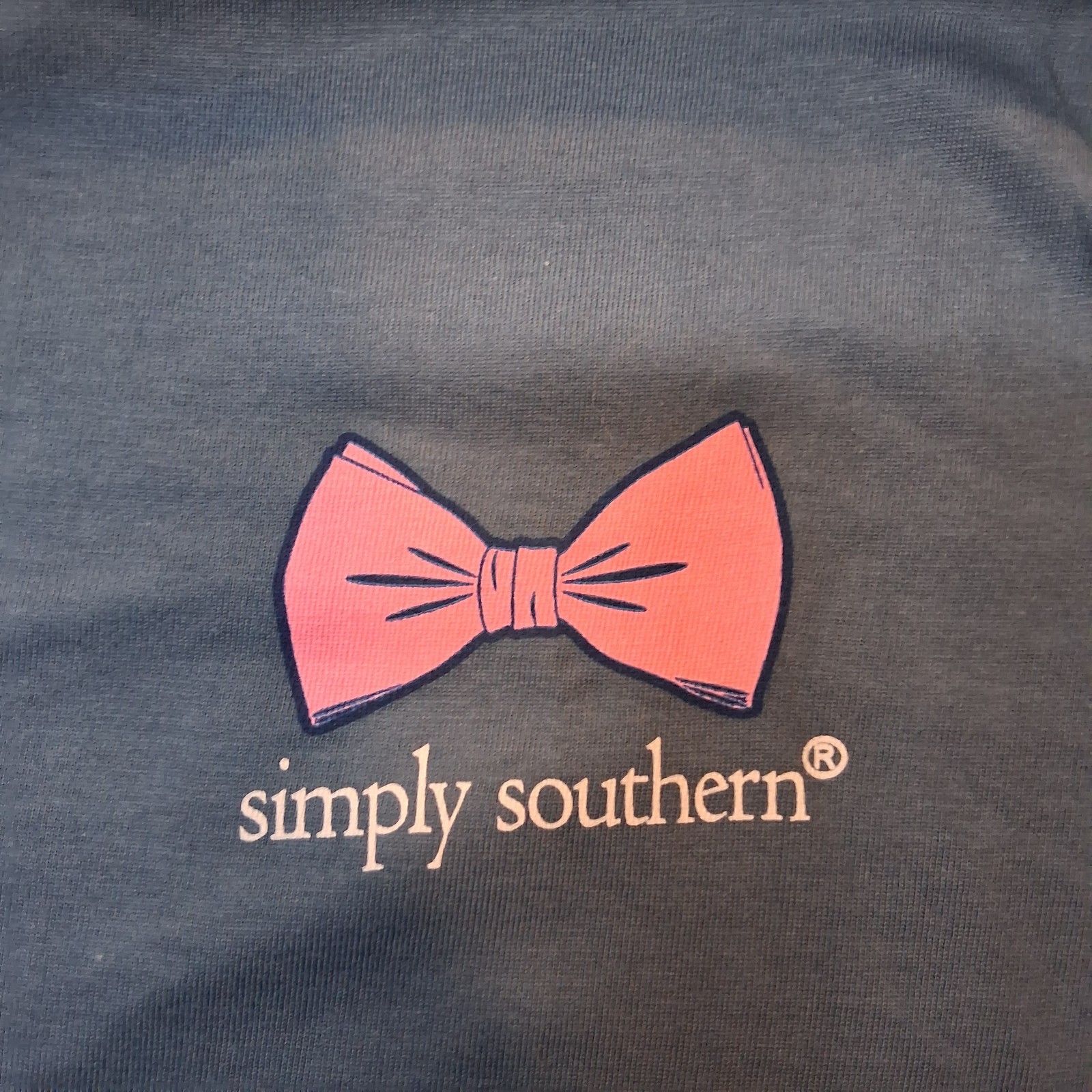 simply southern tee shirt large multi logo front back