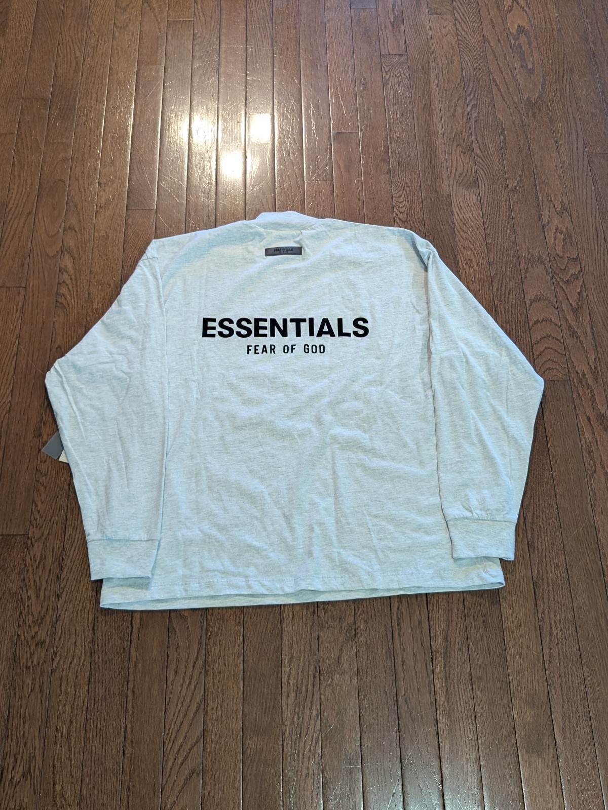 BNWT Fear of God Essentials Light Oatmeal Long Sleeve Shirt – Size S