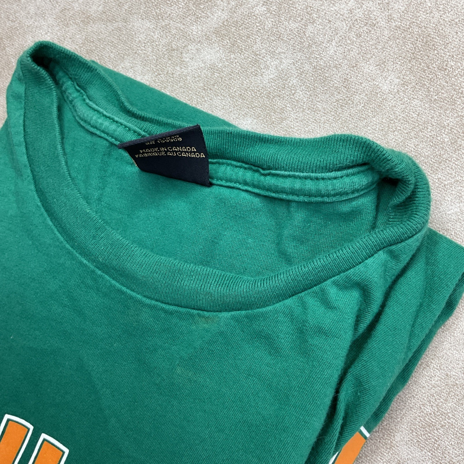 OVO T-Shirt Men Sz L Forever October&rsquo;s Very Own Drake Owl Green Owl Double Sided