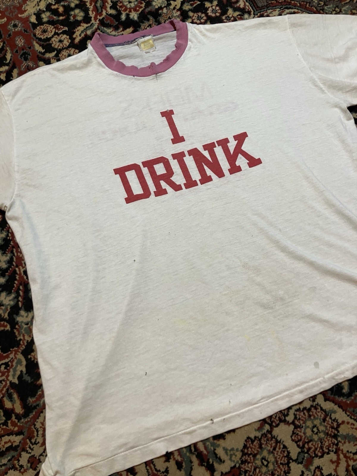 Vintage Meier’s Grape Juice Men’s T Shirt Size XL 22×24 Boxy Fit