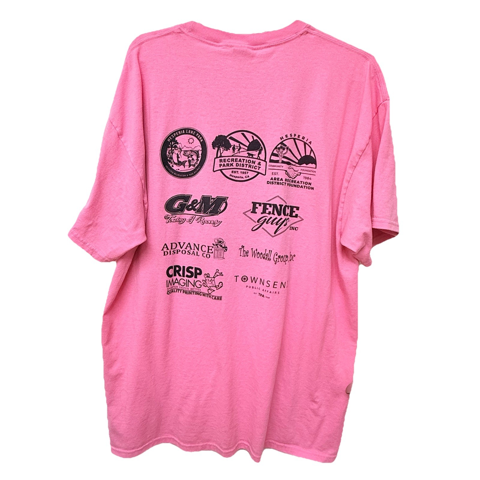 HESPERIA DAYS 2024 HIGH DESERT PINK T-SHIRT, XL, CHEST 46, LENGTH 31