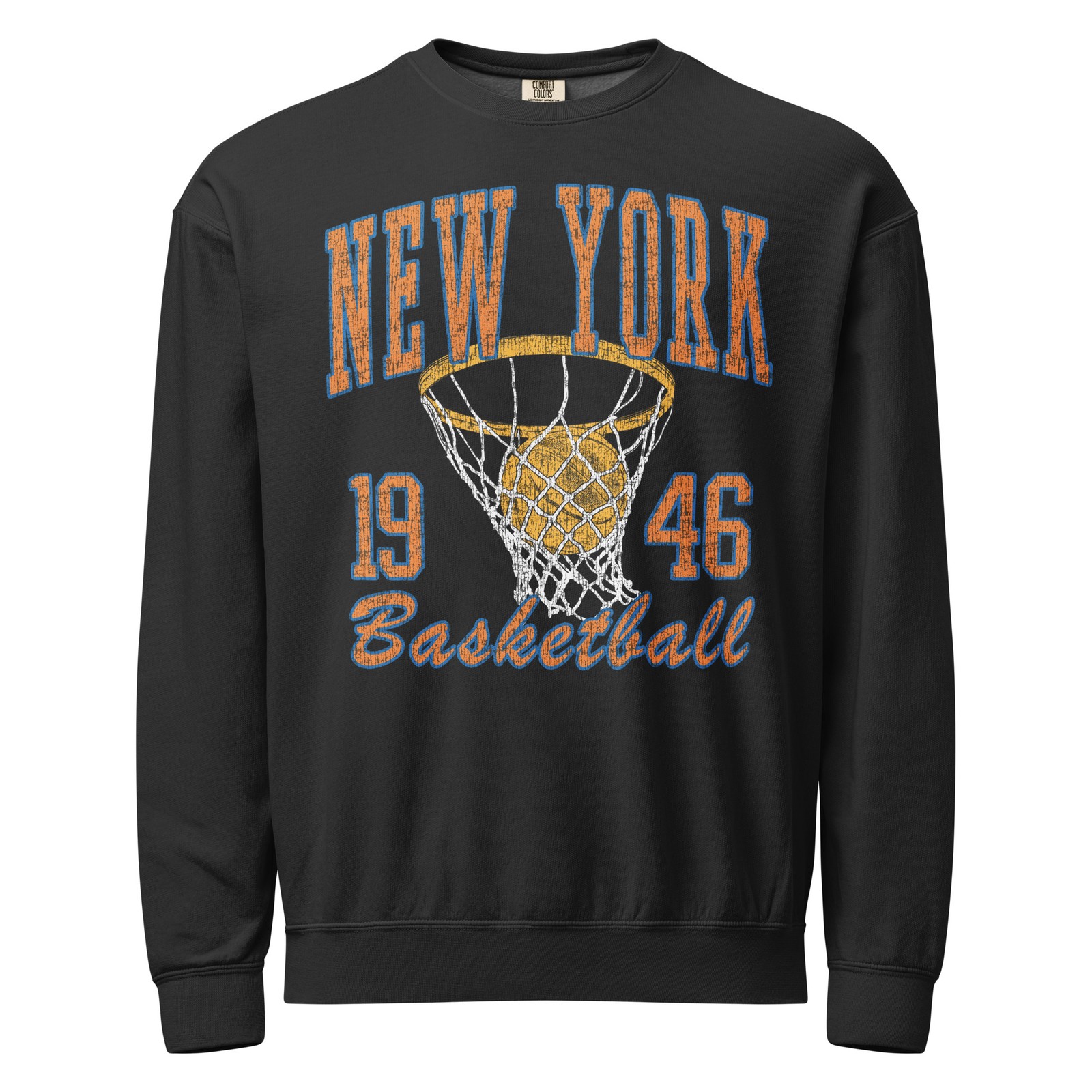 NEW YORK 1946 BASKETBALL SOFT CREWNECK SWEATSHIRT KNICKS FINALS BRUNSON FINALS