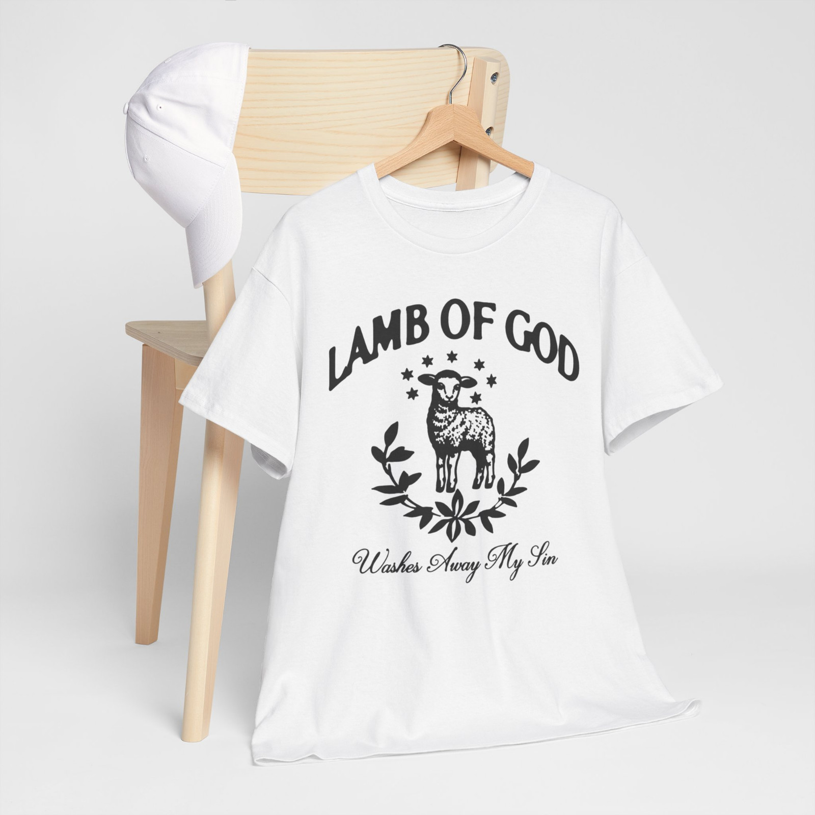 Lamb Of God Christian Sheep Graphic T-Shirt