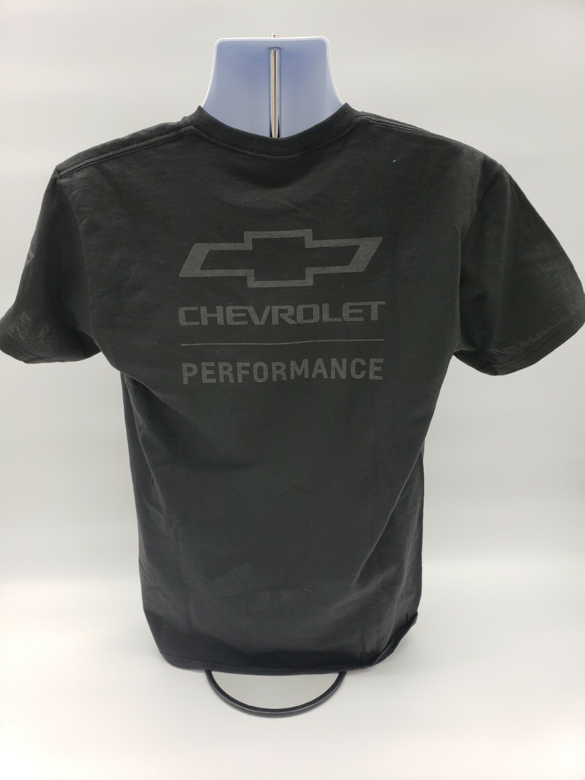 Black T-Shirt w/ Gray Chevrolet Performance Script / Logo & Bowtie Emblem