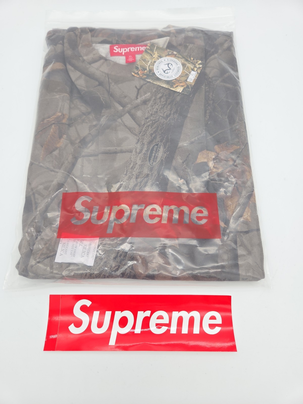 Supreme Rhinestone Script S/S Top SS26 Size XL Realtree Camo NYC Sold Out InHand