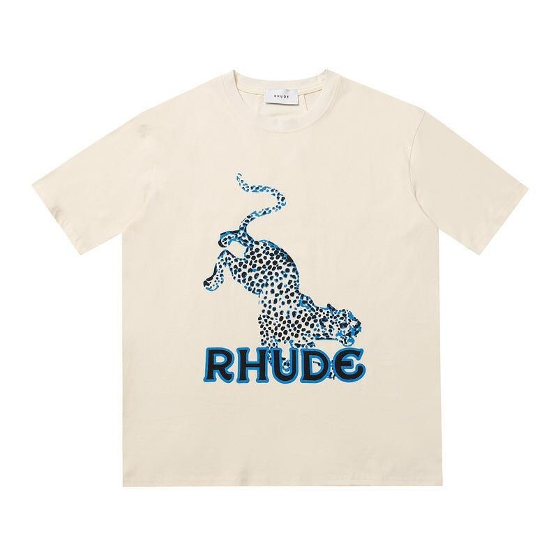 🎁RHUDE 10 STYLE Men High Quality Leisure Cotton Short Sleeve Polo T-Shirt M-2XL
