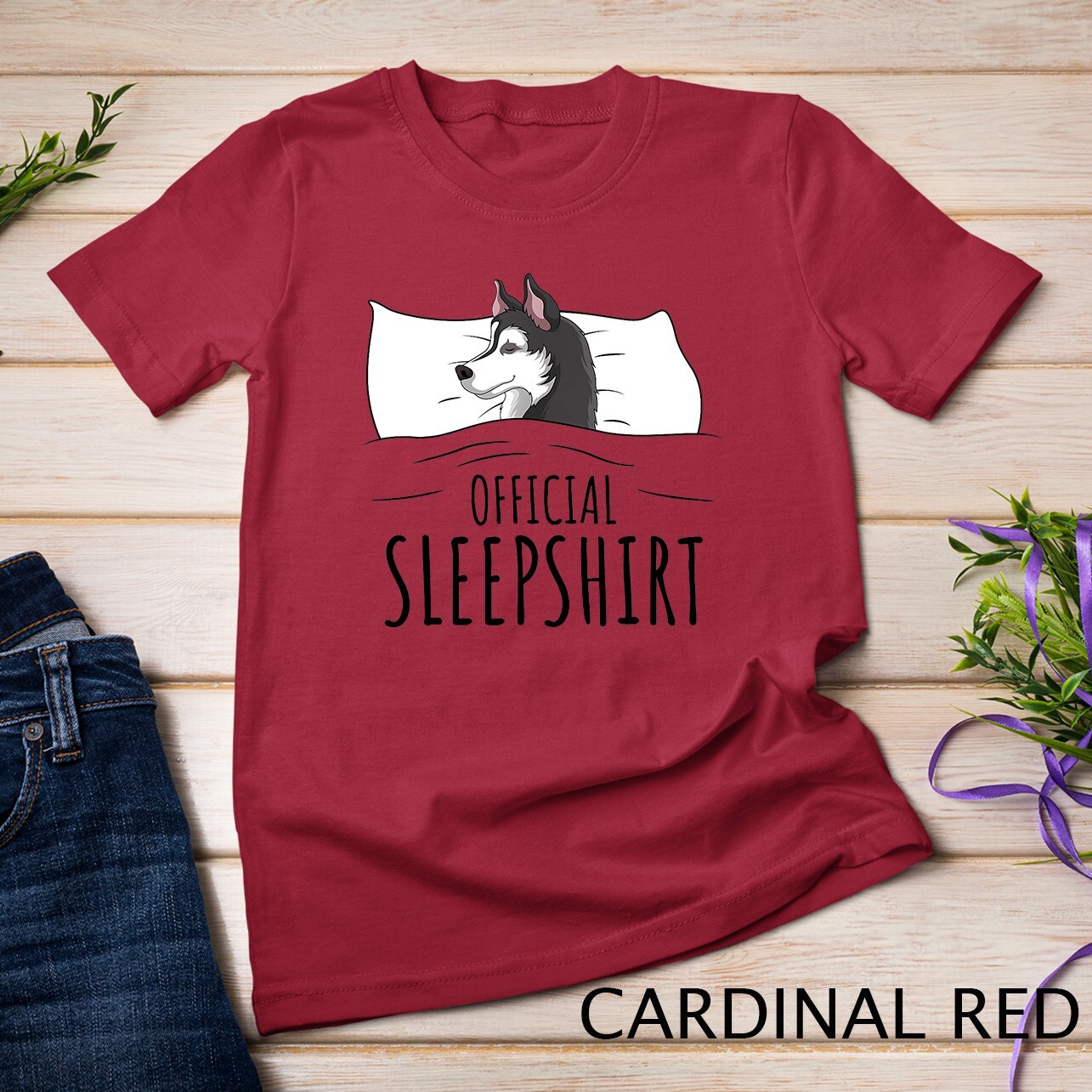 Husky Dog Official Sleepshirt T-Shirt Unisex T-shirt