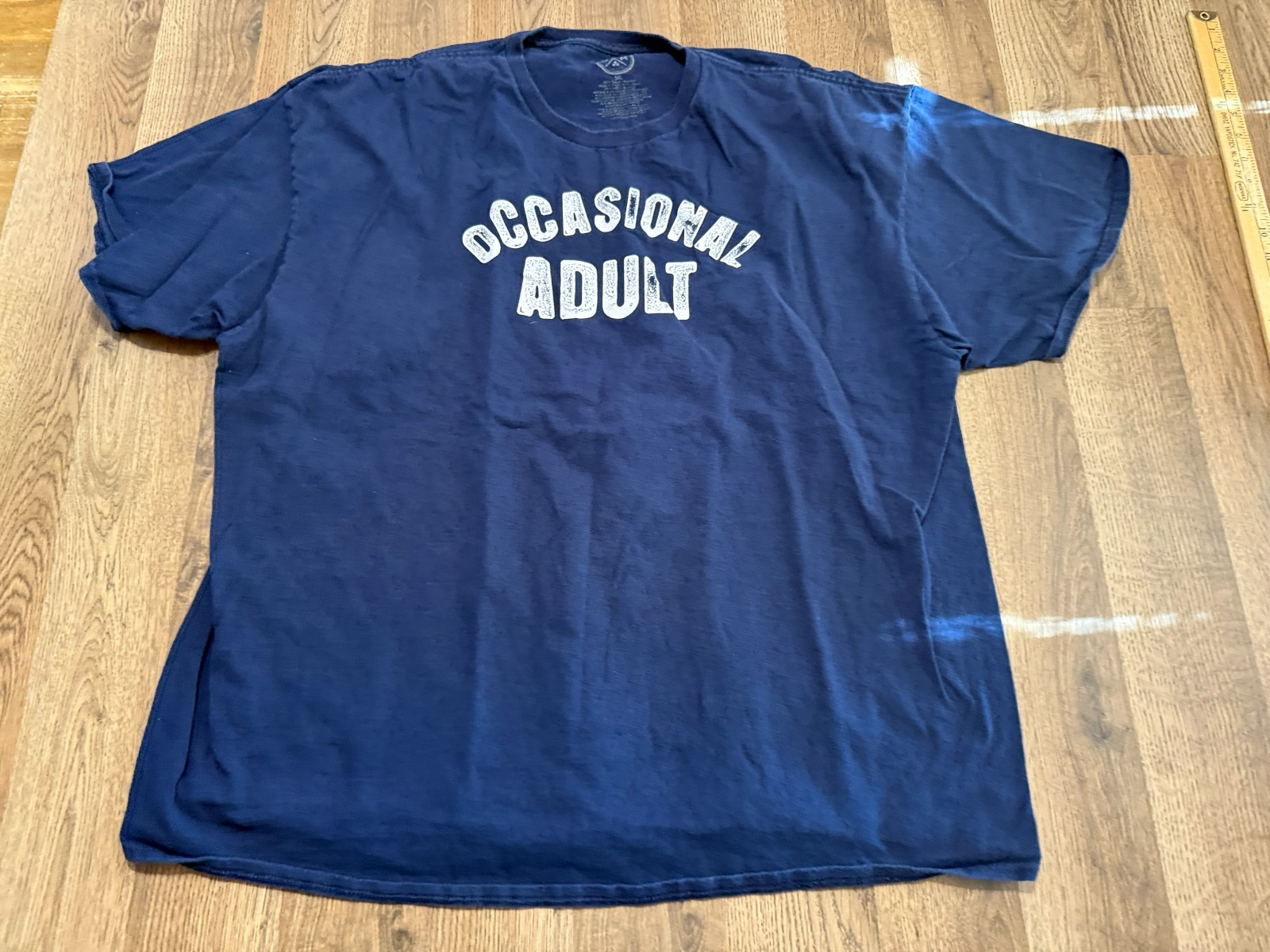 DOM Shirts Men&rsquo;s Size 3XL Blue Short Sleeve Crew Neck « Occasional Adult »