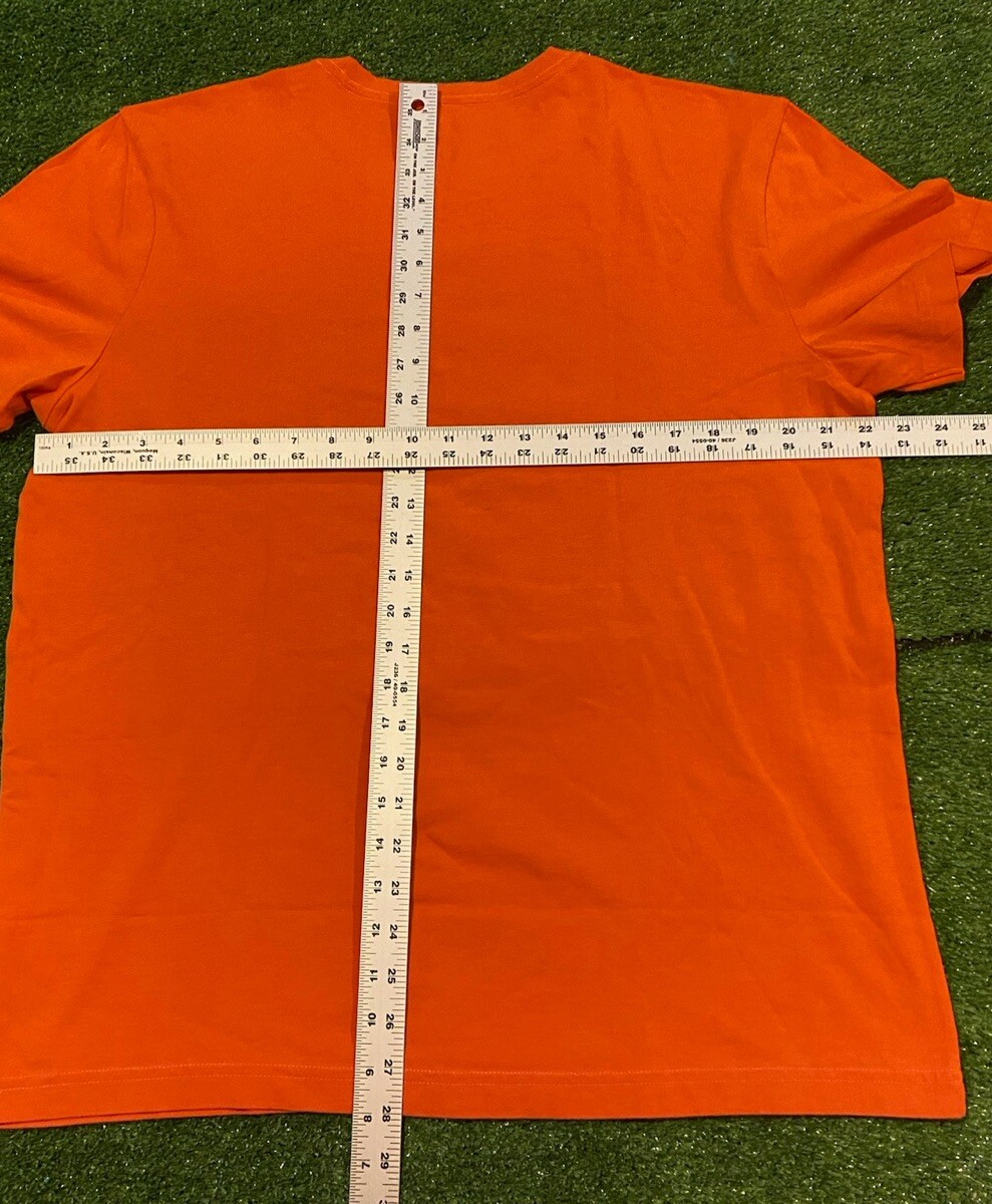 Mens Life is Good Buck Buck Moose tshirt large orange hunting crusher tee