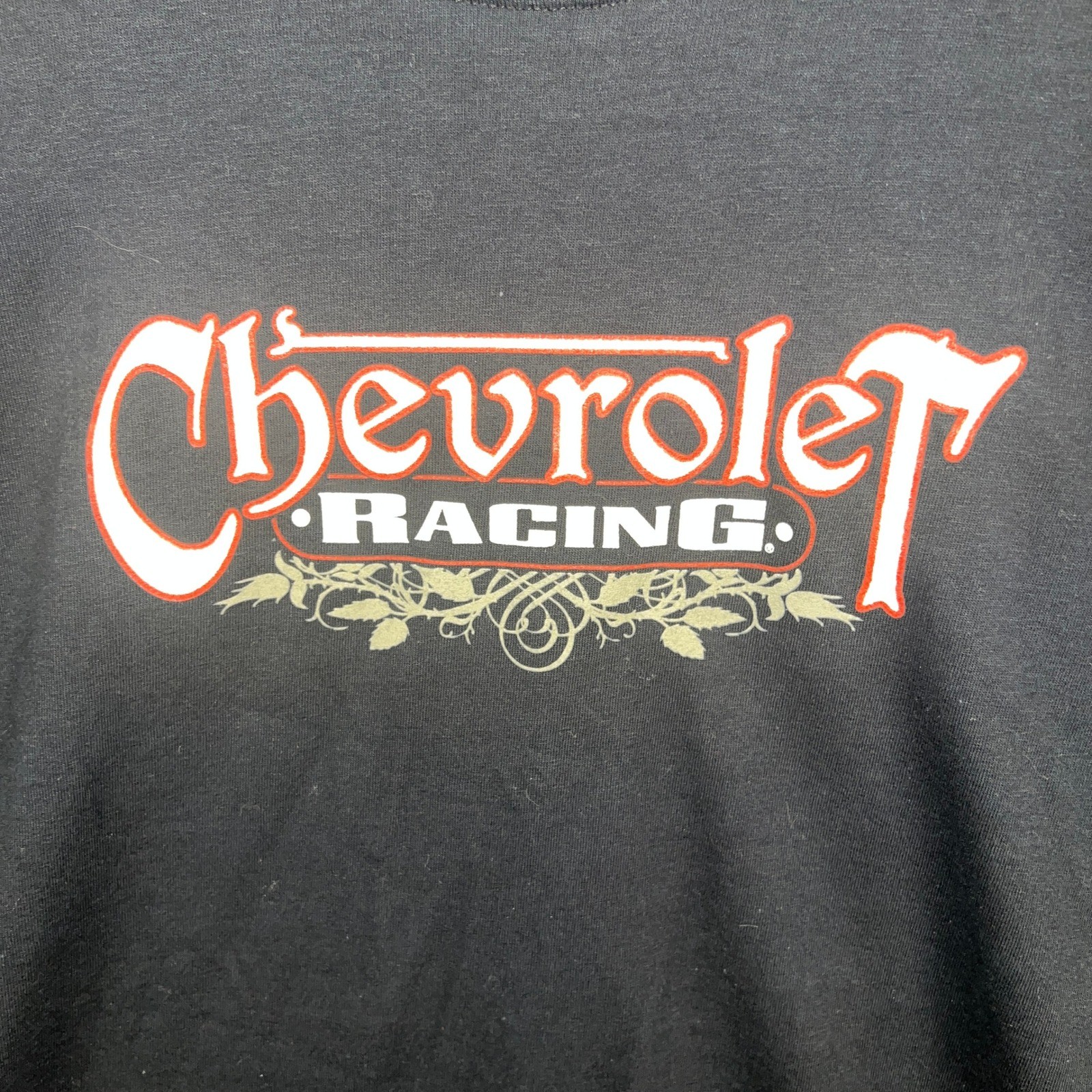 Chevrolet Racing Skull Top Hat Graphic T-Shirt Men&rsquo;s XL Black Gildan Cotton Tee