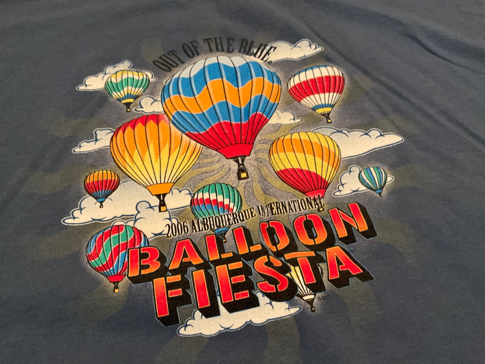 VINTAGE Y2K INTERNATIONAL BALLOON FESTIVAL ALBUQUERQUE NM T-SHIRT ( MENS XL )