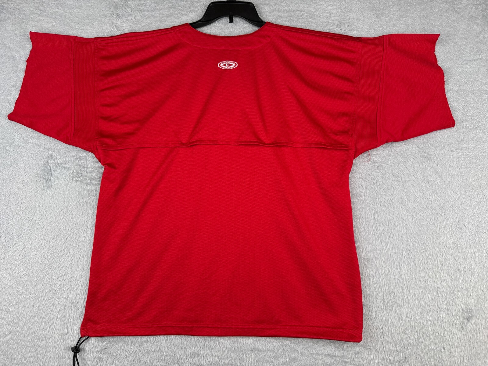 Easton Shirt Adult Large Red 1/4 Zip Baseball Sport Warmup Waist Drawstring