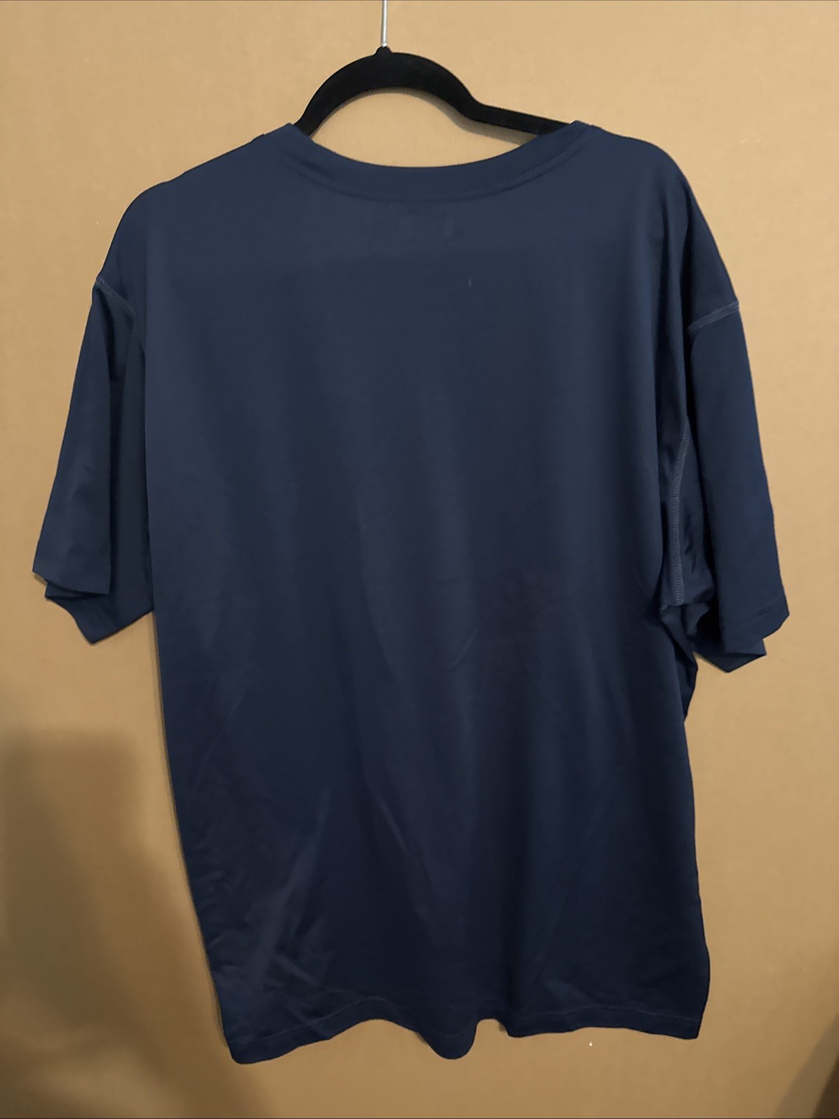 Columbia Men&rsquo;s Short Sleeve T-Shirt Size Large Paint Splatter Blue Crew Neck