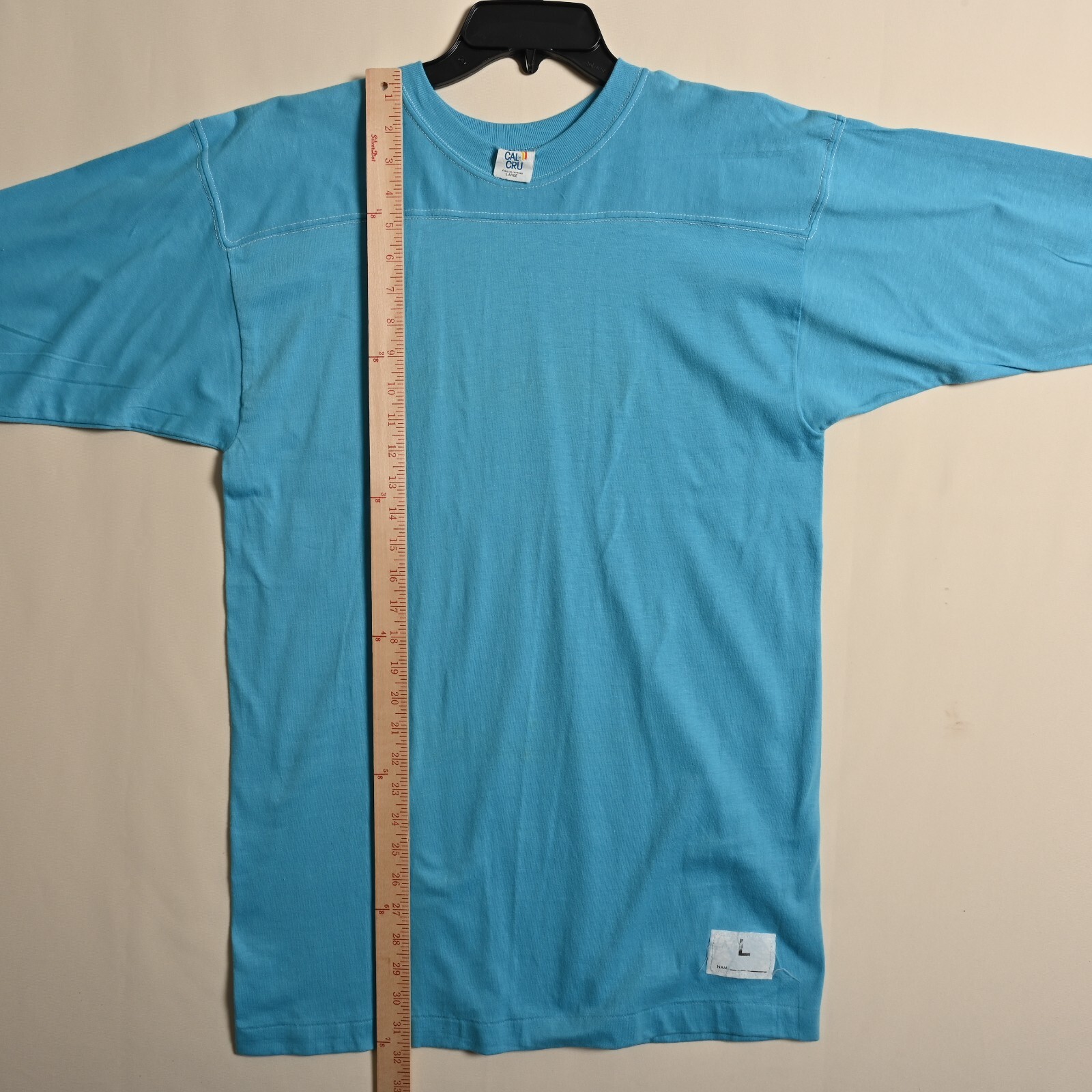 Vintage Cal Cru Columbia Blue Football T-Shirt Size L – 4330