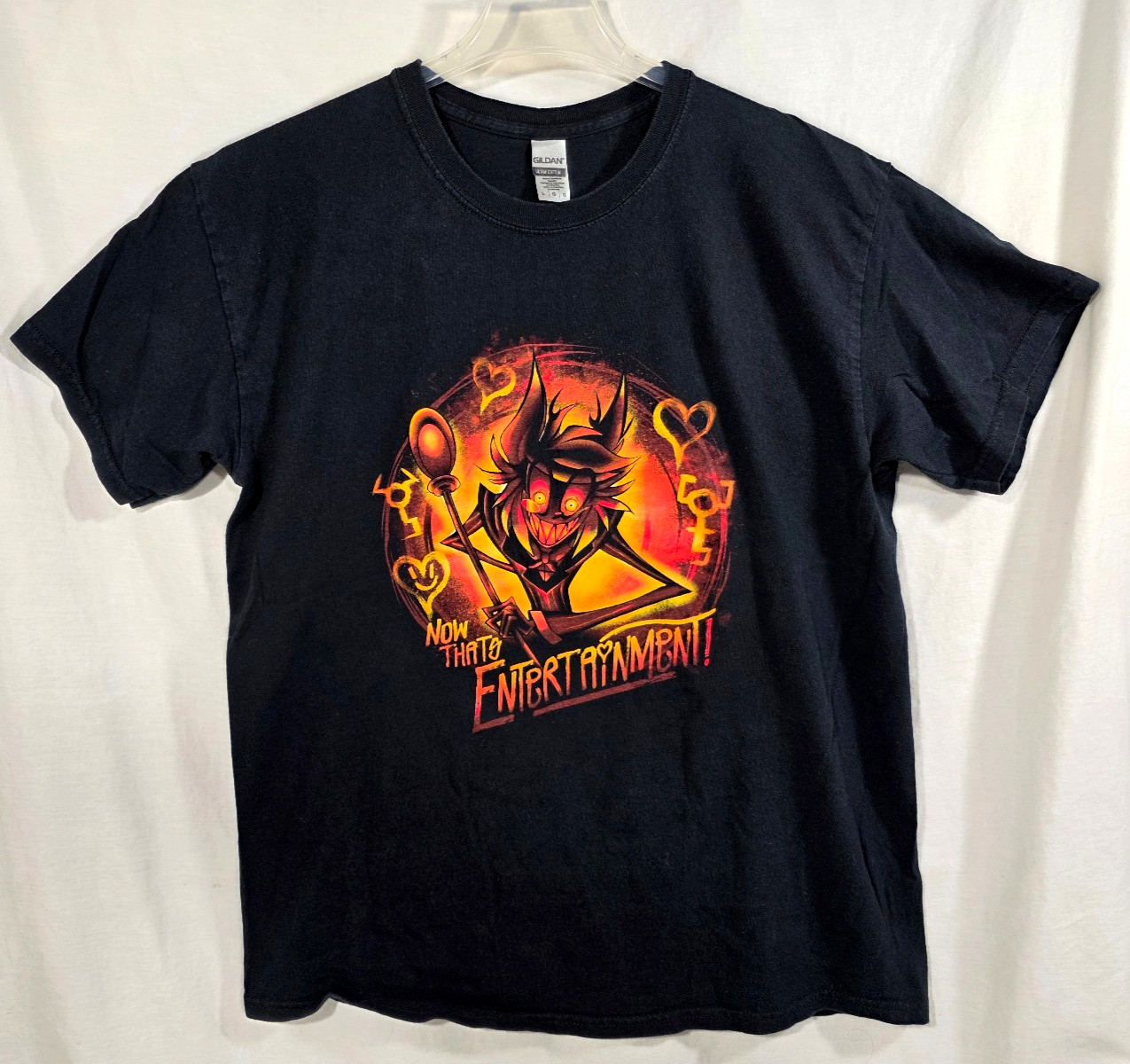 Hazbin Hotel Alastor T Shirt Graphic Print Tee Now Thats Entertainment 2019 VGC