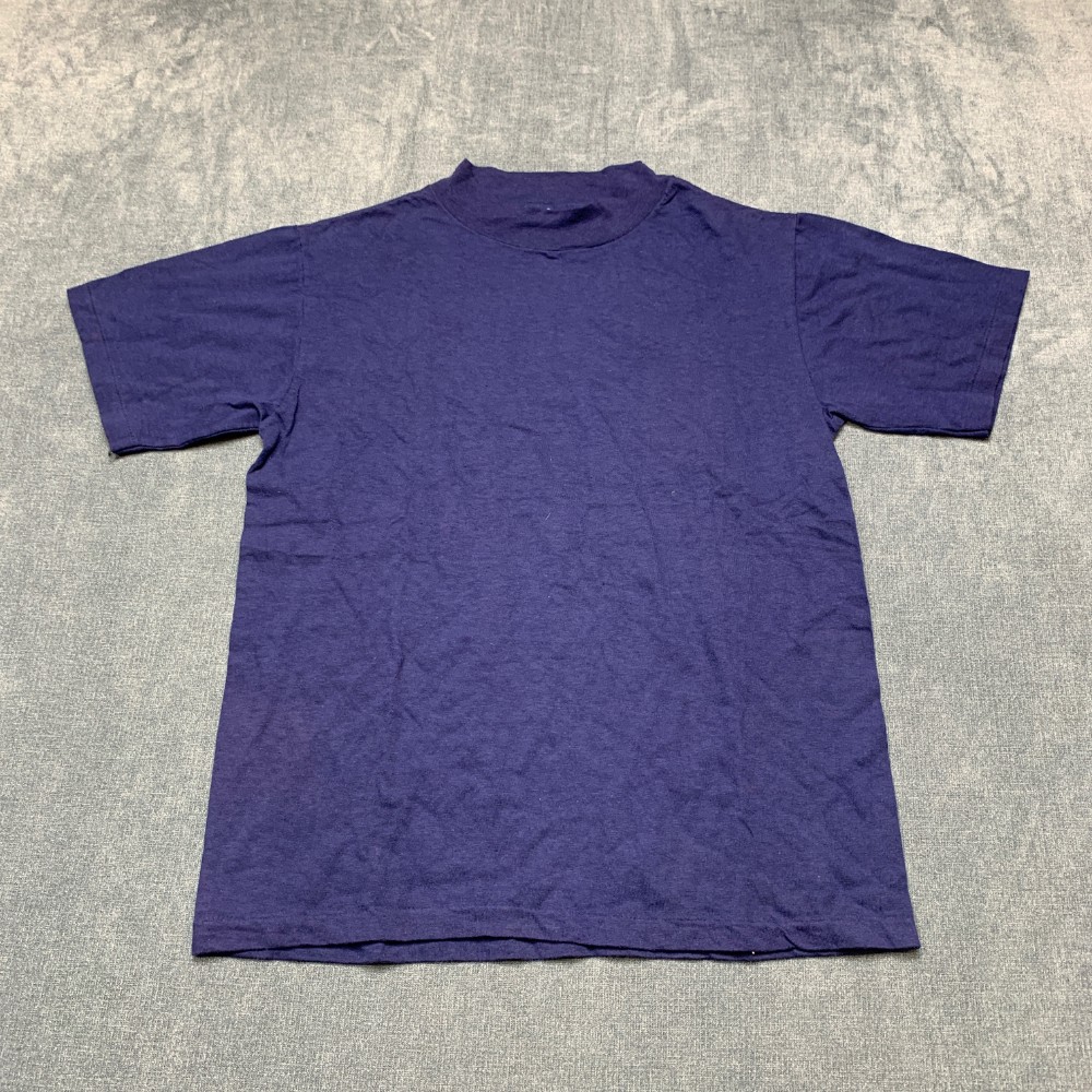 Vintage Hanes Beefy-T T Shirt Men&rsquo;s S 34-36 Purple Cotton Short Sleeve Classic