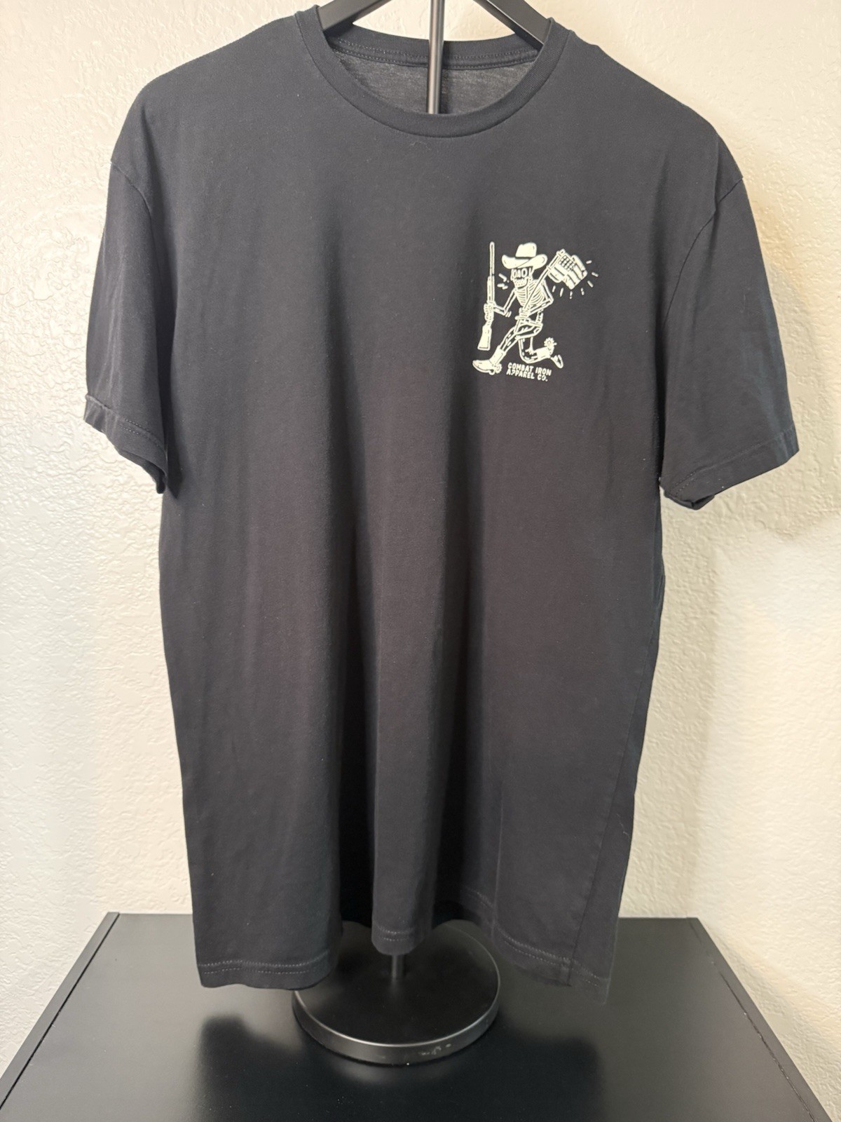 Combat Iron (Hell Yeah Brother) Black Athletic Fit XL 60/40 Cotton-Poly Blend