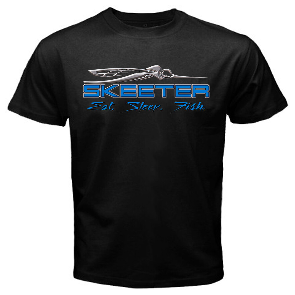 Skeeter Fishing Boats Men&rsquo;s Black T-Shirt Size S to 3XL
