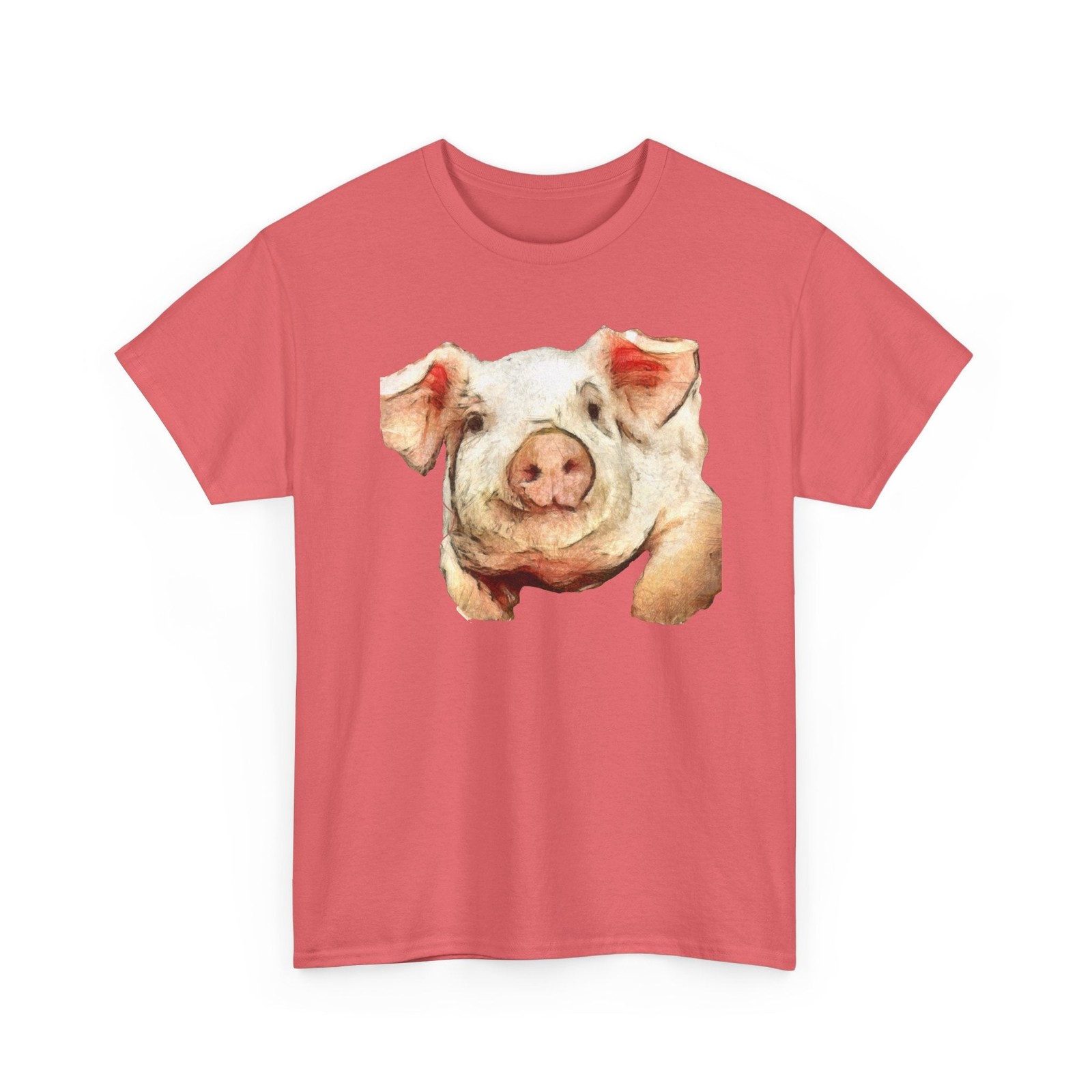 Pig – &lsquo;Petunia&rsquo; Unisex Heavy Cotton Tee