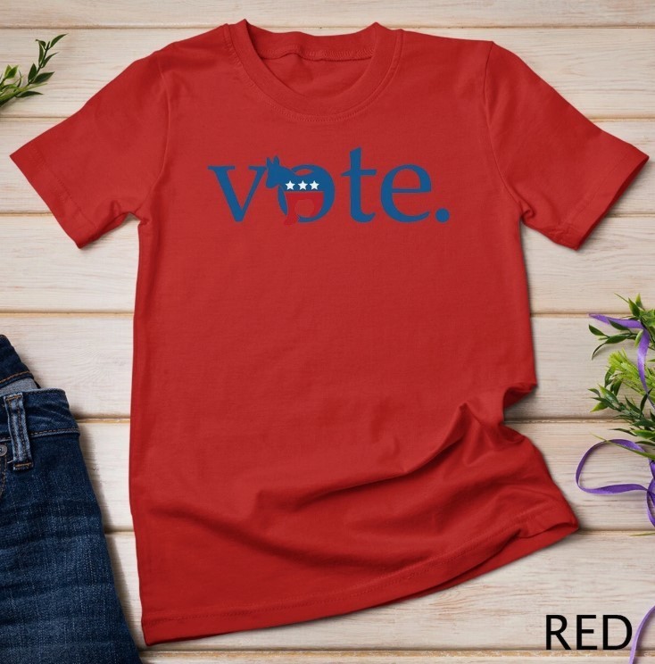 Vote Democratic Party Donkey 2025 Election Vote Biden T-Shirt Unisex T-shirt