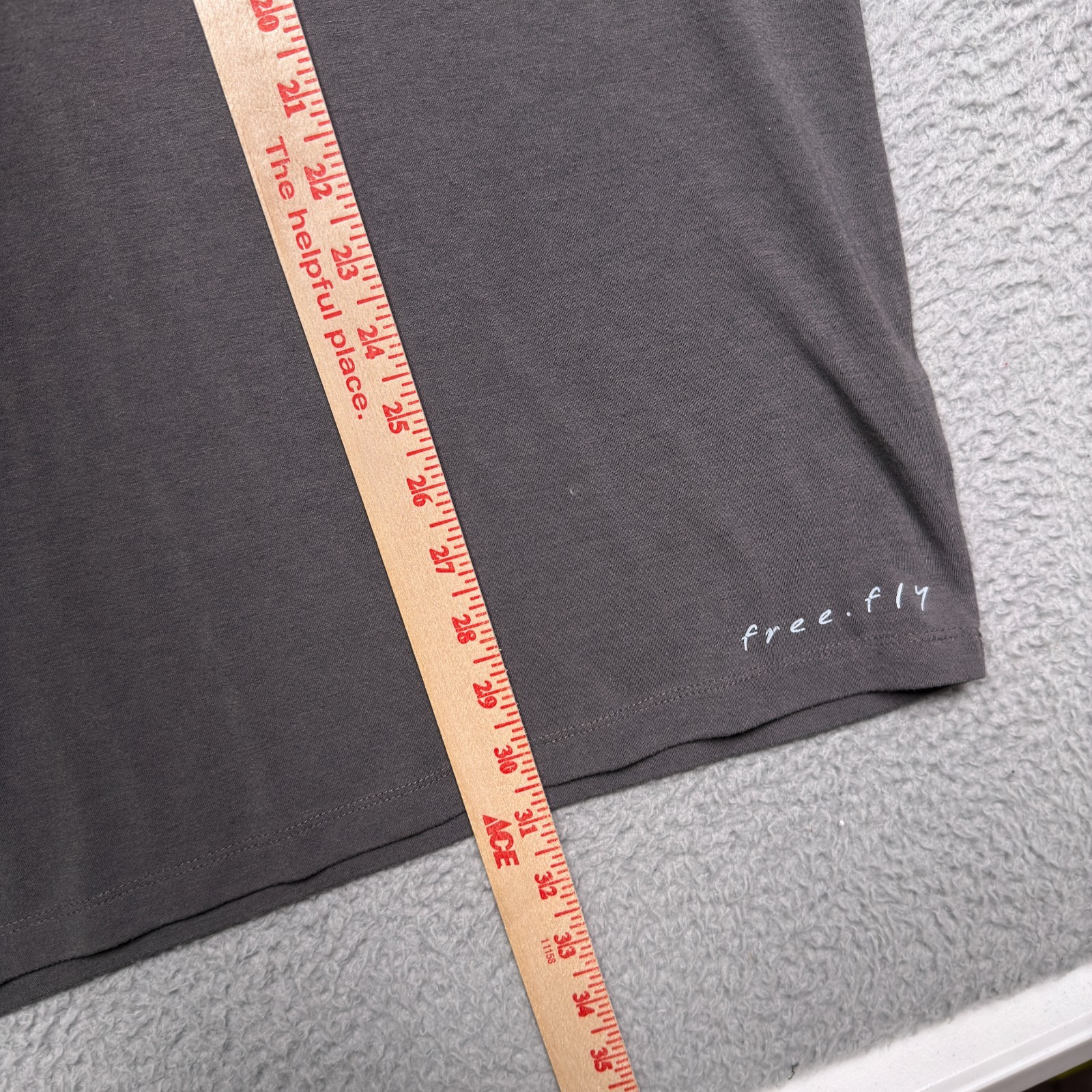 Free Fly Henley T Shirt Mens Large Long Sleeve Comfort Bamboo Stretch