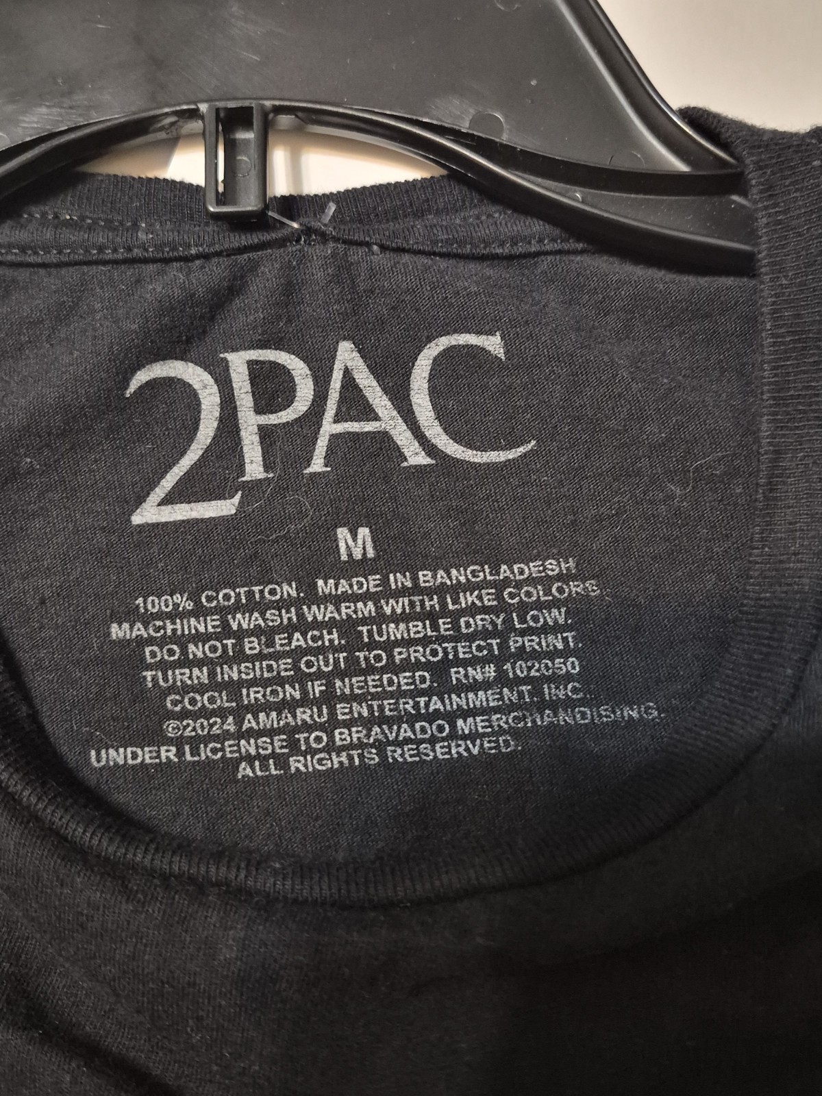 Tupac California Love Graphic T-Shirt Black, M