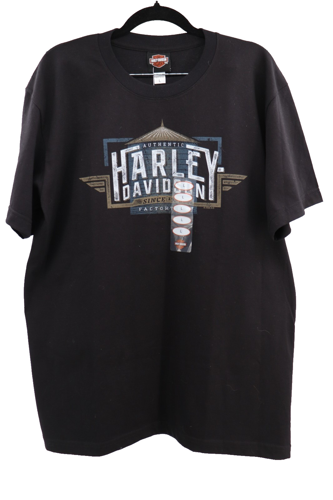Harley Davidson T Shirt Mens Large High Desert Harley Boise Idaho Black USA New