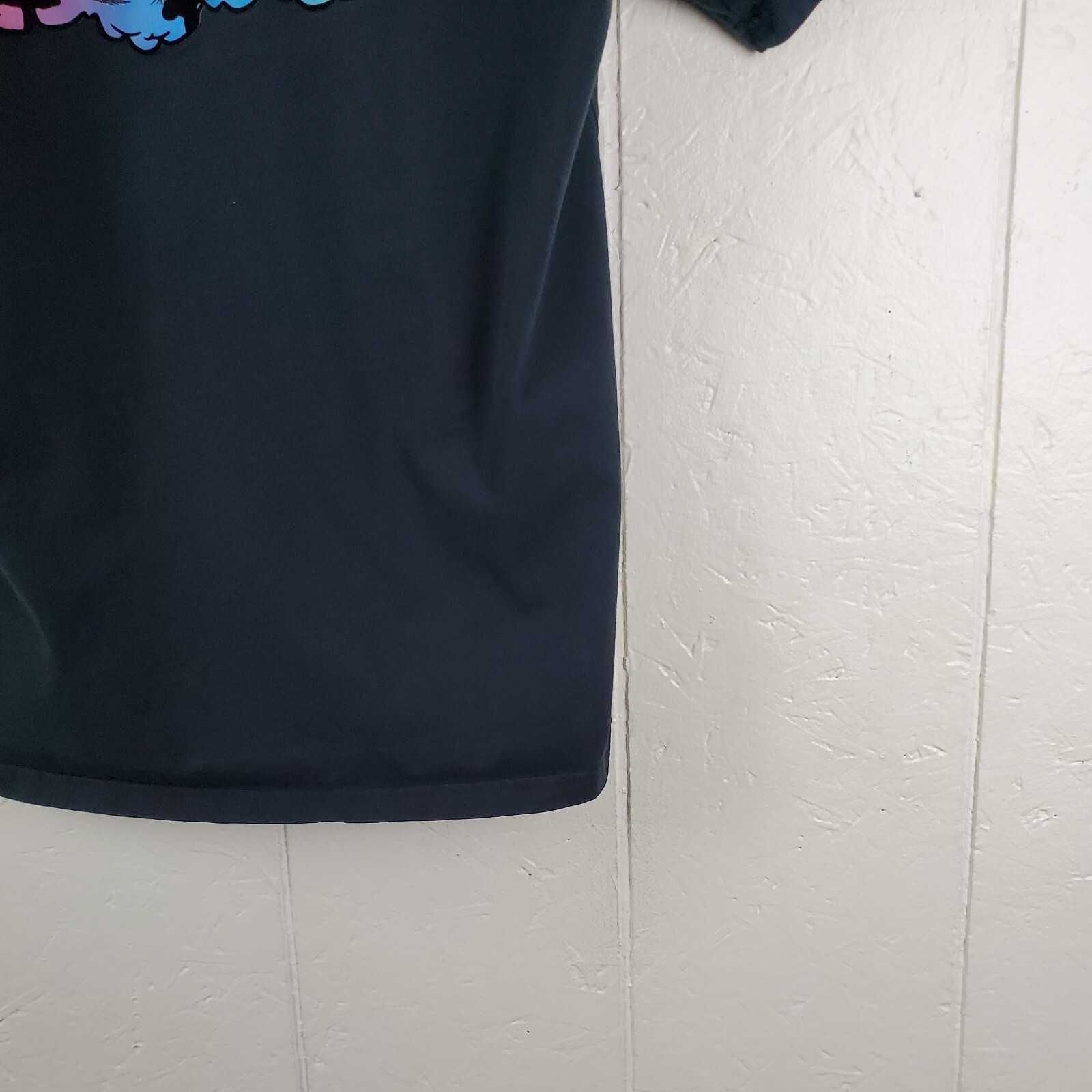 Converse Shirt Mens Medium Black Crew Neck Short Sleeve Graphic Stretch Pullover