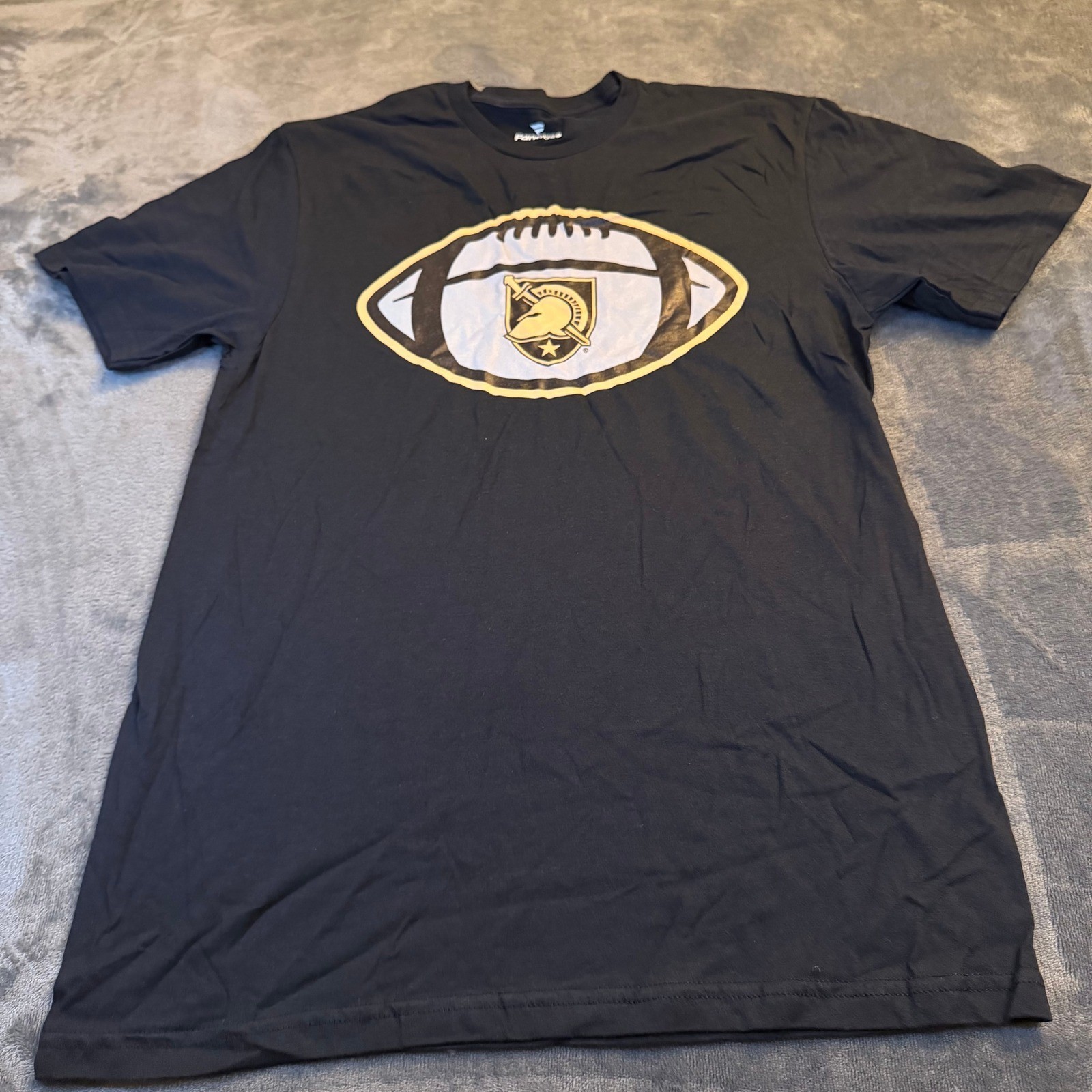 Fanatics Black Army Black Knights Football T Shirt Men&rsquo;s Size Medium