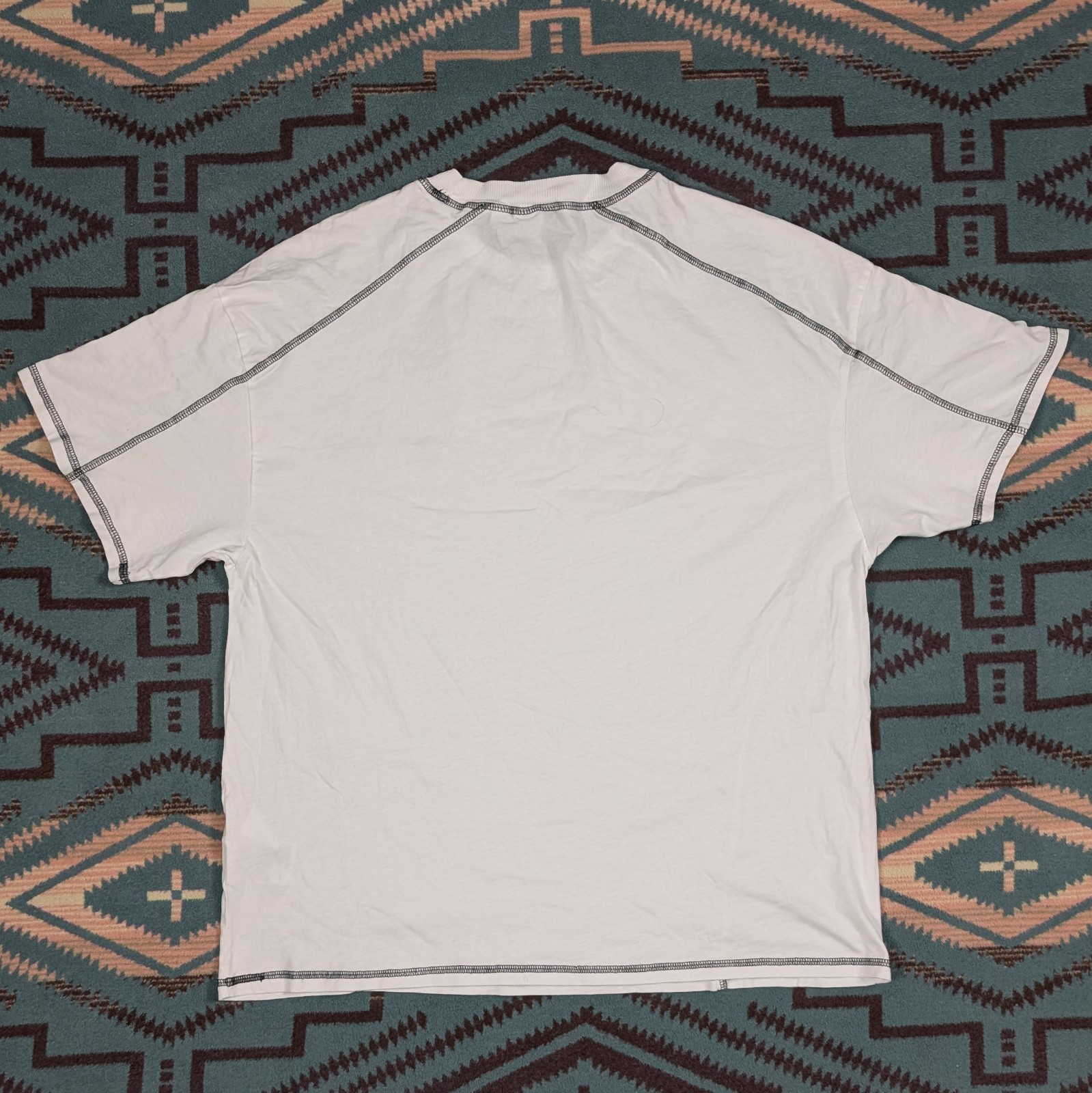 Formula 1 Flat Seam Retro H&M T Shirt Official F1 Mens Small White Cotton