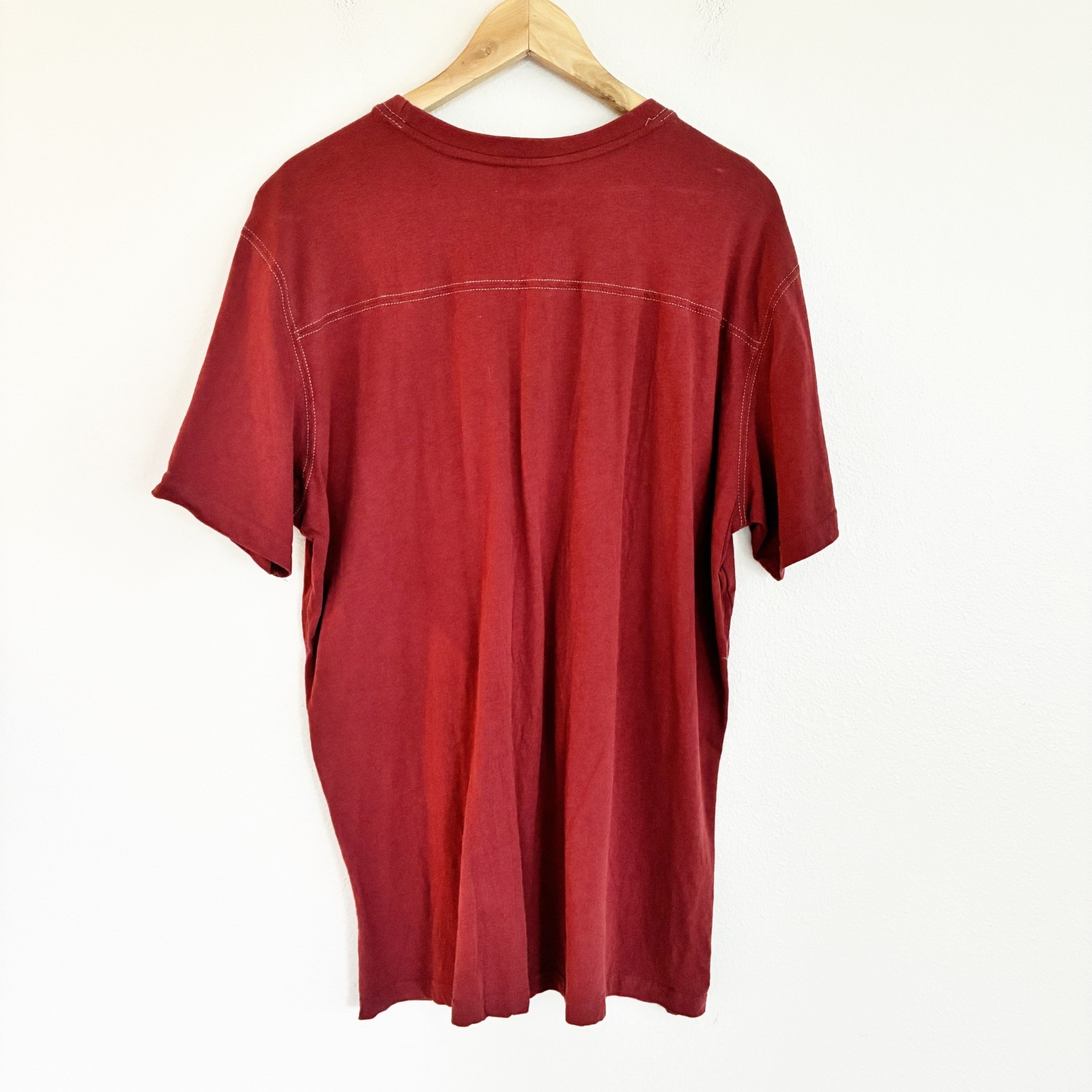 Kuhl Wildfibre Shirt Mens XL Red Short Sleeve Organic Cotton T-Shirt Outdoor