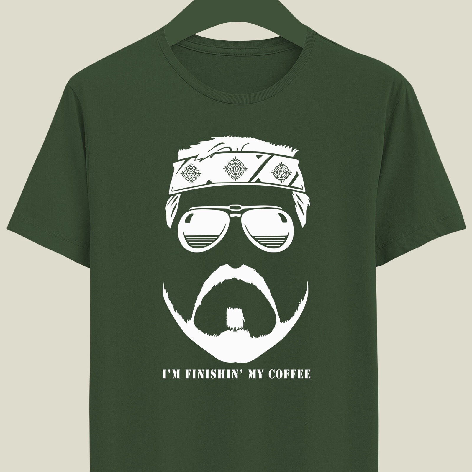 The Big Lebowski T-Shirt | I&rsquo;m Finishing My Coffee | Walter Sobchak |