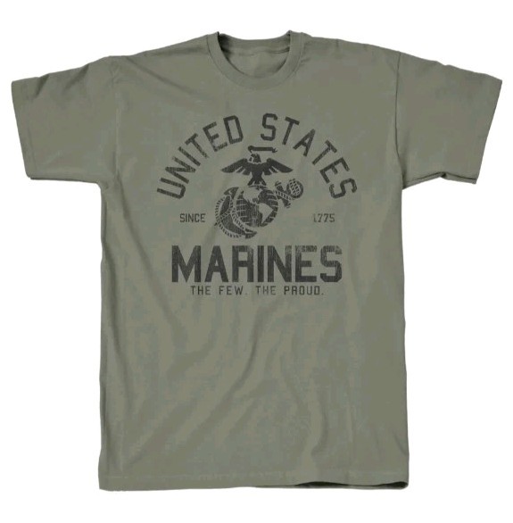MARINES -United States Marines T-Shirt – Made in America – Size Medium -NWT