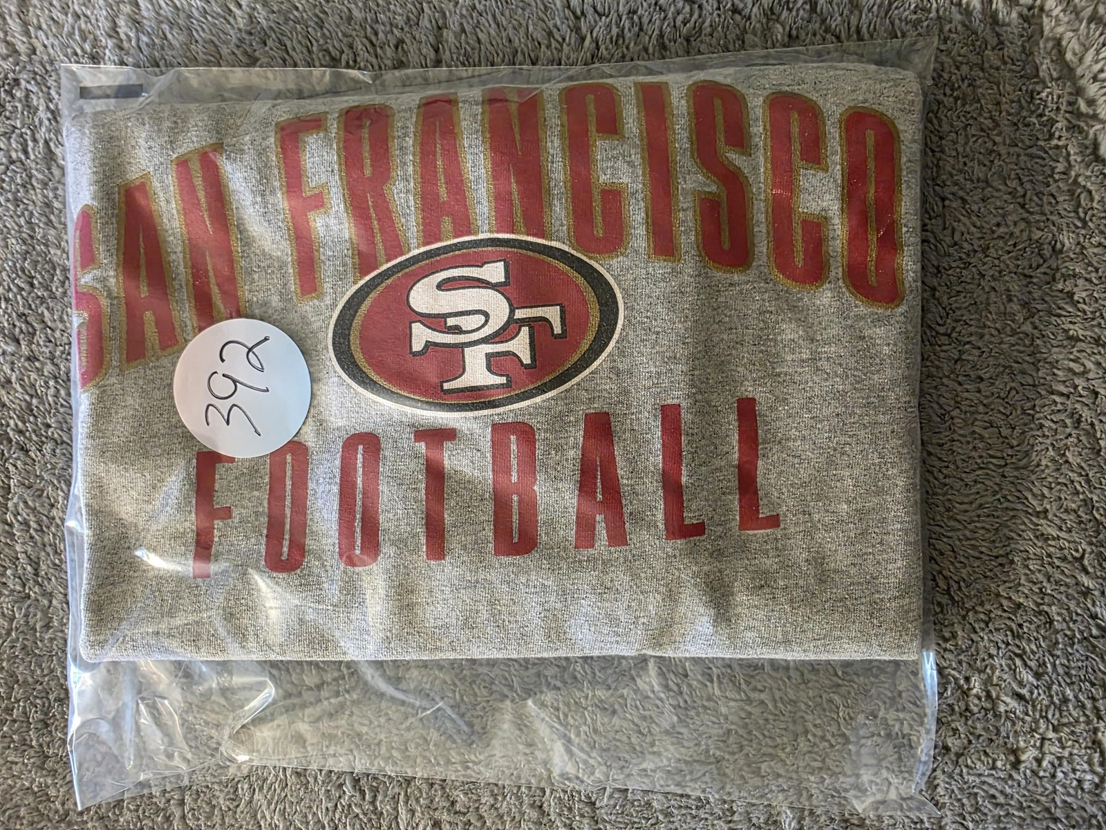 San Francisco 49ers Shirt Mens XL Gray NFL Football Team Apparel 49ers Tee