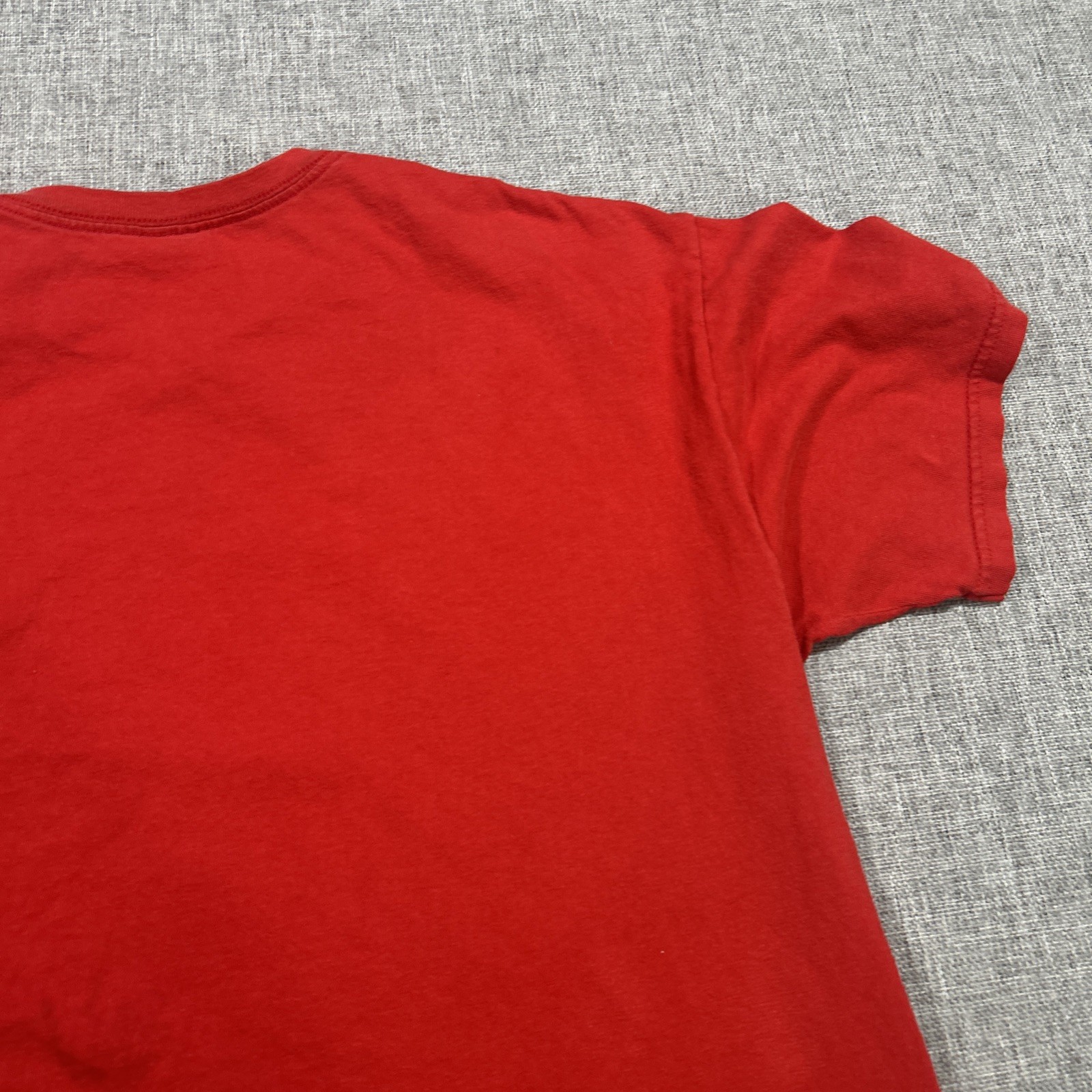 2011 Adventure Time Shirt Size L Cartoon Network Red What Time Is It Finn Jake