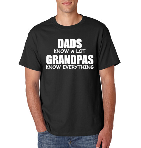 GRANDPA T-Shirt Father&rsquo;s Day Grandparent Gift Screen Printed on S-6XL Tee