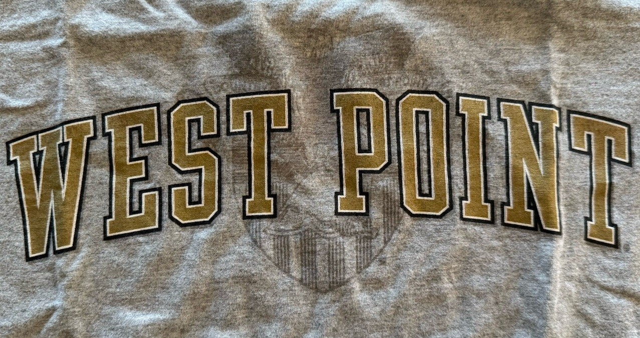 West Point gear for sports Gray T-Shirt Men&rsquo;s Small