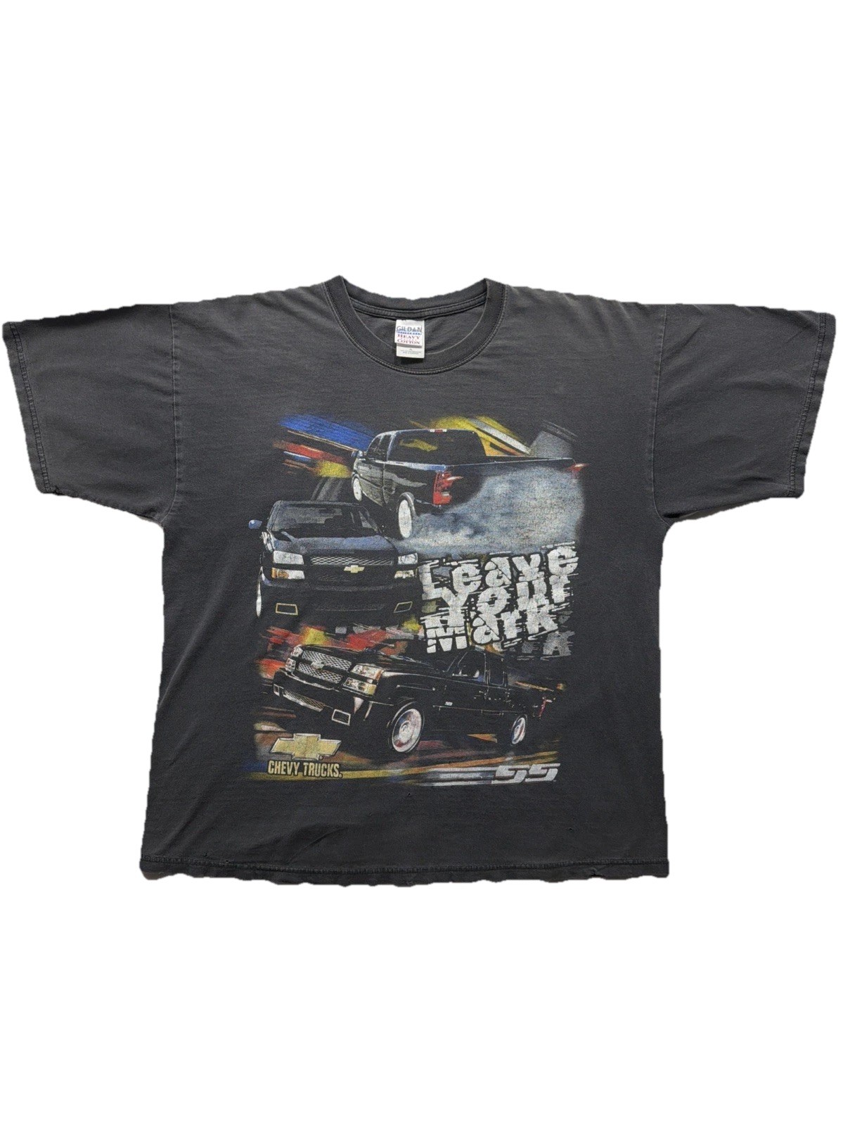 Vintage Chevrolet Chevy Silverado Trucks Black Graphic T Shirt Men’s XL