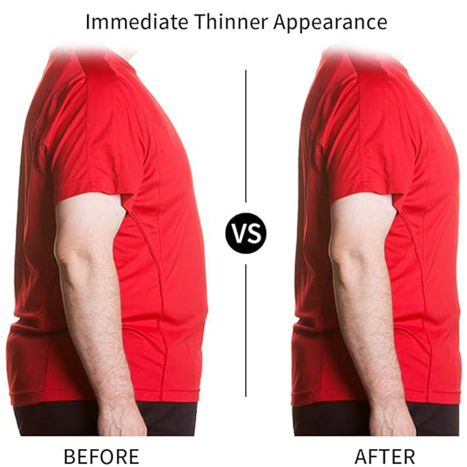 Men&rsquo;s Body Shaper Gynecomastia Compression Ionic Shaping Shirt Slimming Tank Top