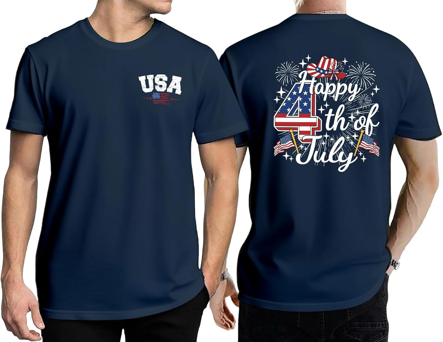 250th Anniversary USA Shirts for Men Shirt American Flag Graphic